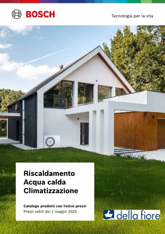 bosch div. termotecnica - listino 2025